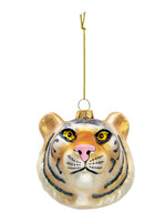 Clayre & Eef Boule de Noël tigre 10*9*10 cm 6GL3309