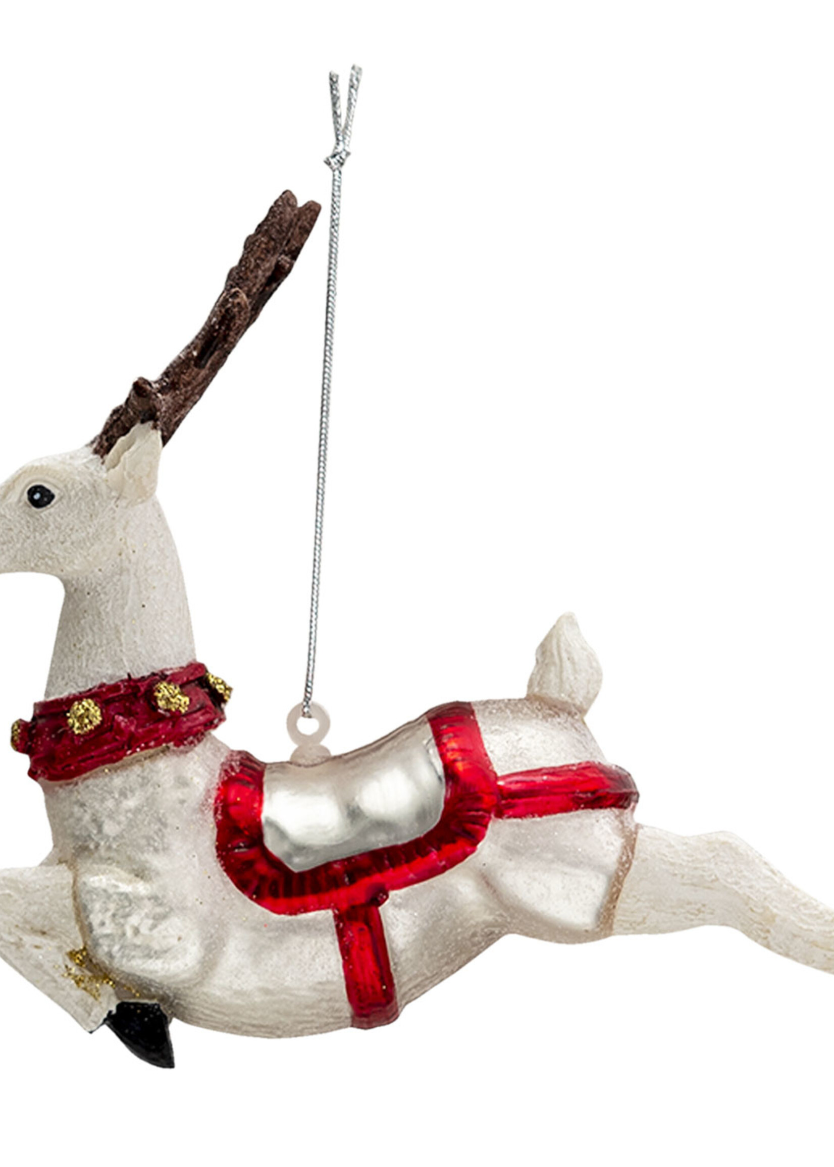 Clayre & Eef Kerstbal rendier 13*5*12 cm 6GL3315