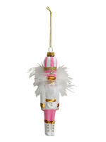 Clayre & Eef Kerstbal notenkraker 4*4*17 cm 6GL3319