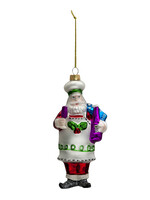 Clayre & Eef Décoration Pendentif Père Noël 8*6*17 cm 6GL3325