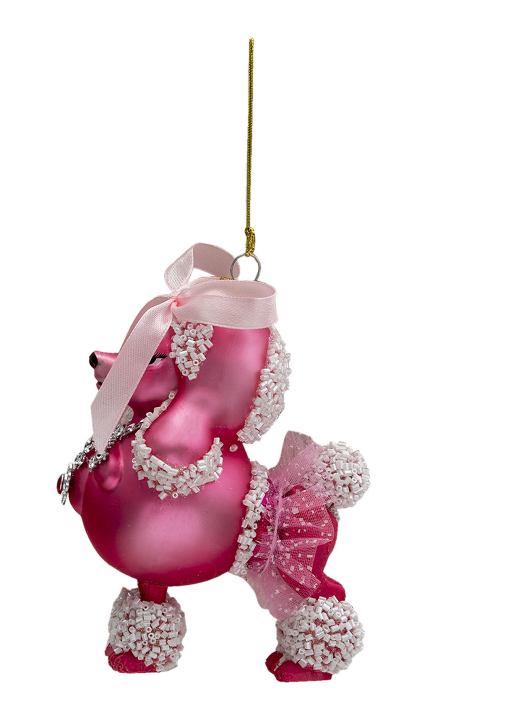 Clayre & Eef Boule de Noël chien 10*7*14 cm 6GL3361