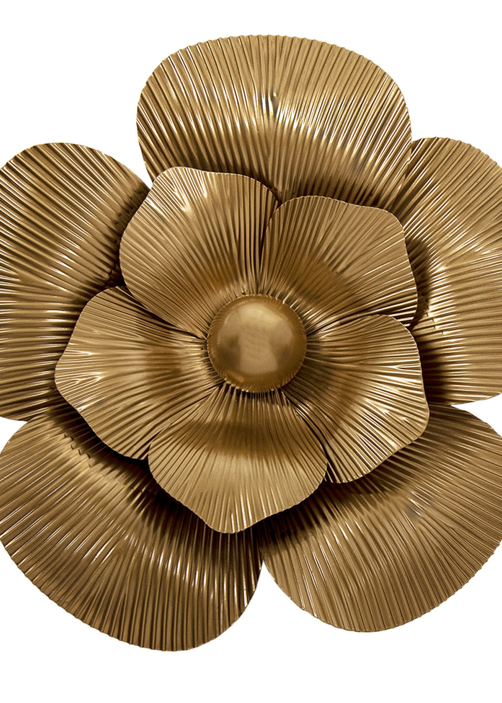 Clayre & Eef Wanddecoratie bloem Ø 34*6 cm 6Y4459