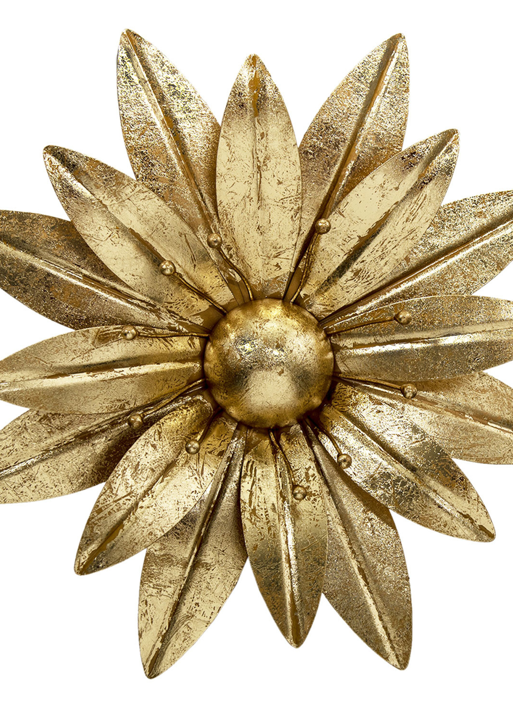 Clayre & Eef Wanddecoratie bloem Ø 47*7 cm 6Y4460