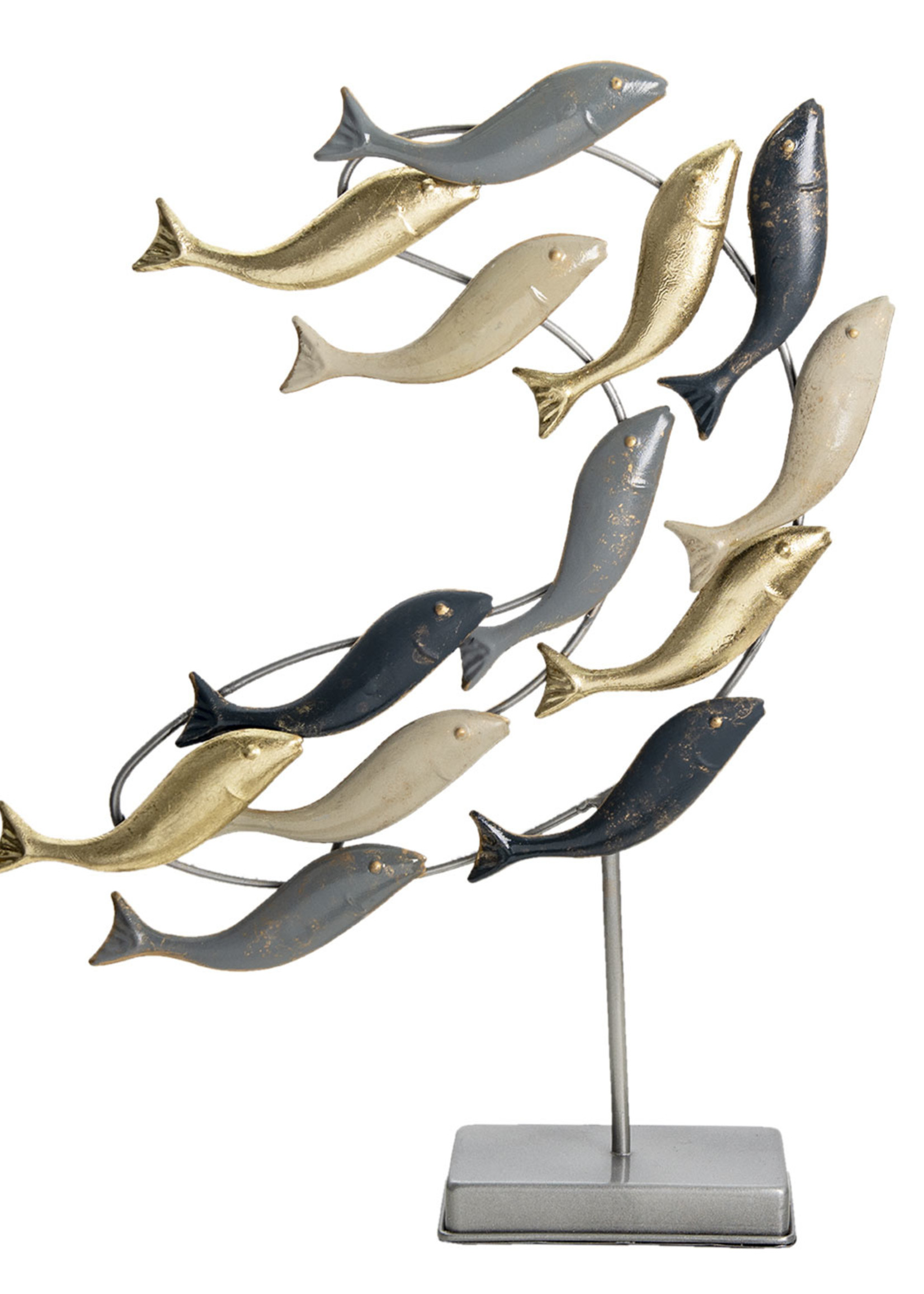 Clayre & Eef Décoration poisson 44*9*53 cm 6Y4463