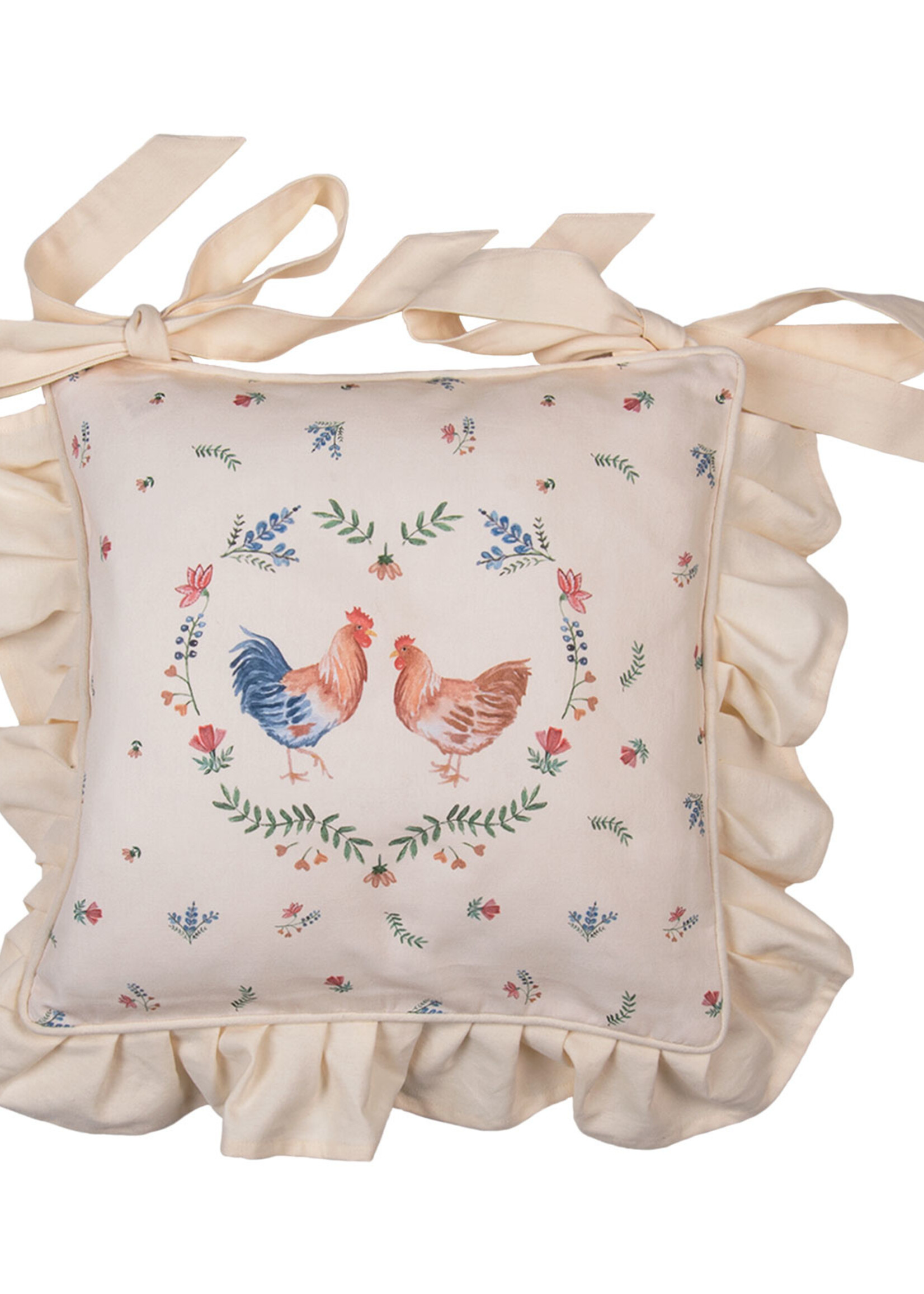 Clayre & Eef Housse de coussin 40*40 cm CAR25