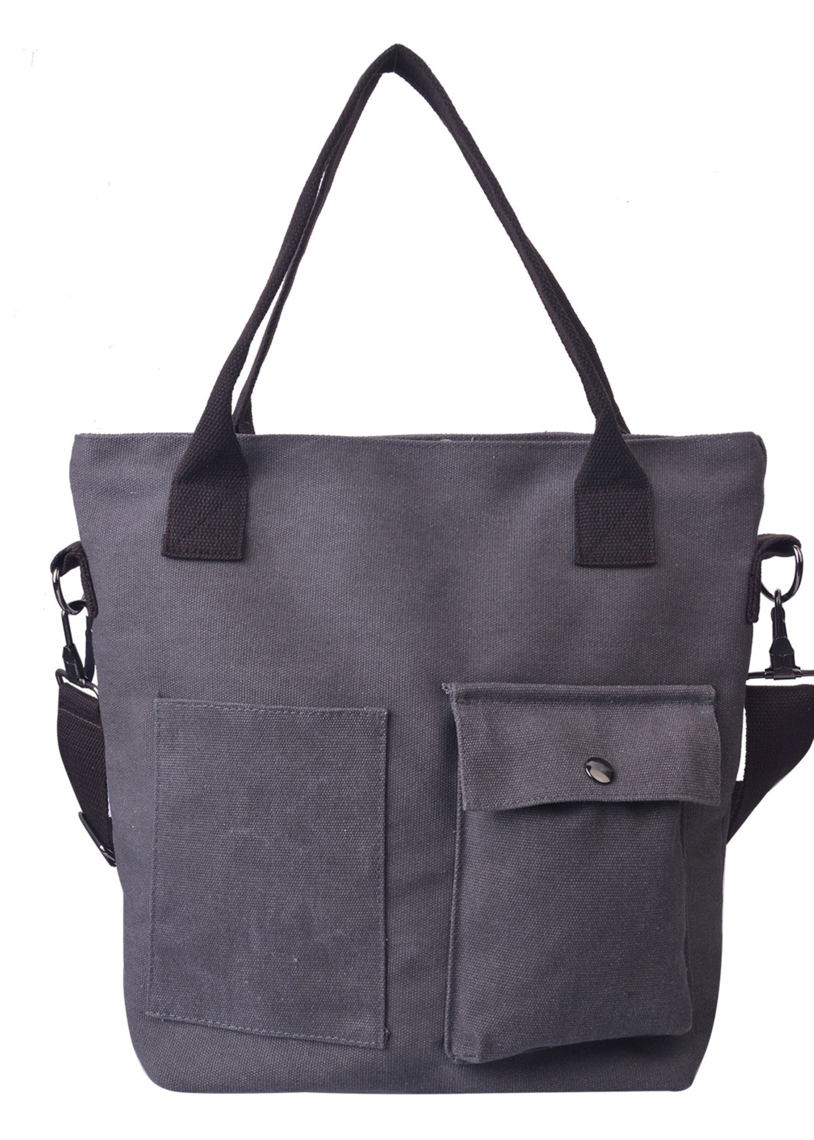 Clayre & Eef Sac 19*11*33 cm gris JZBG0256G