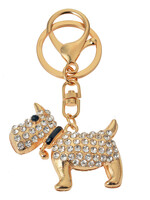 Clayre & Eef Sleutelhanger zilverkleurig JZKC0070