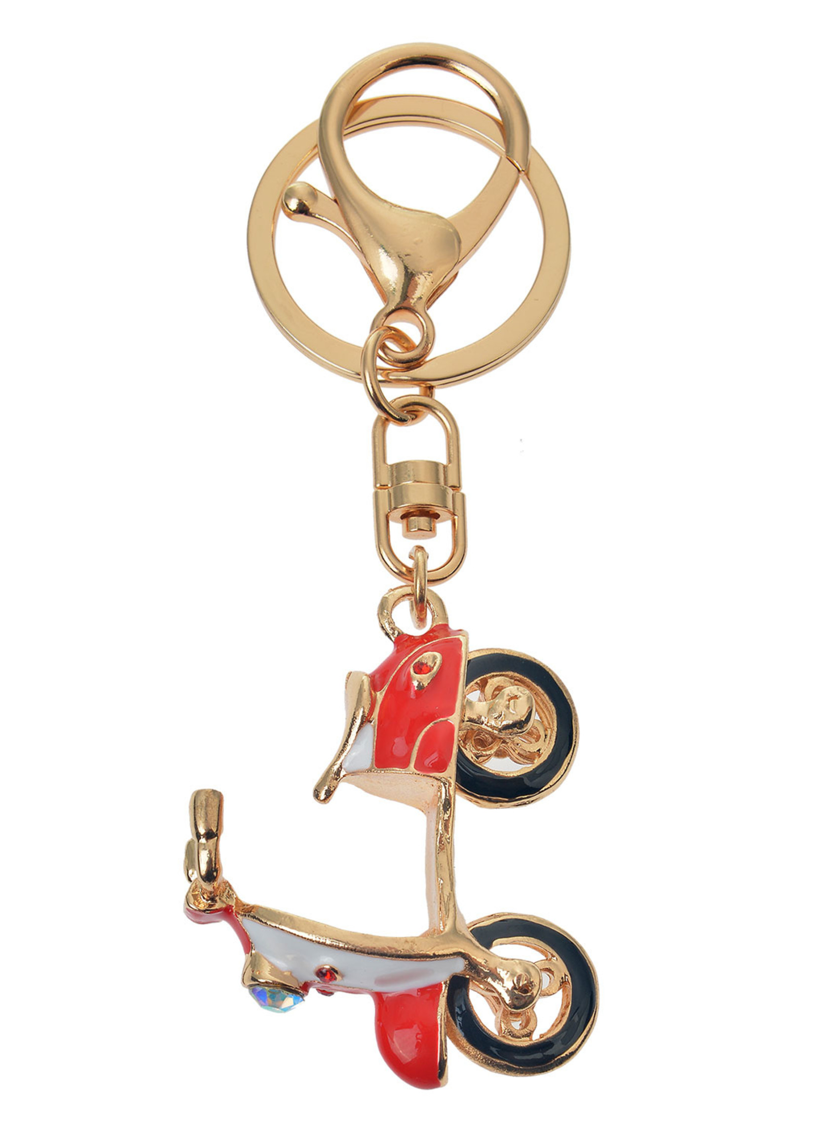 Clayre & Eef Porte-clés couleur argentée JZKC0072