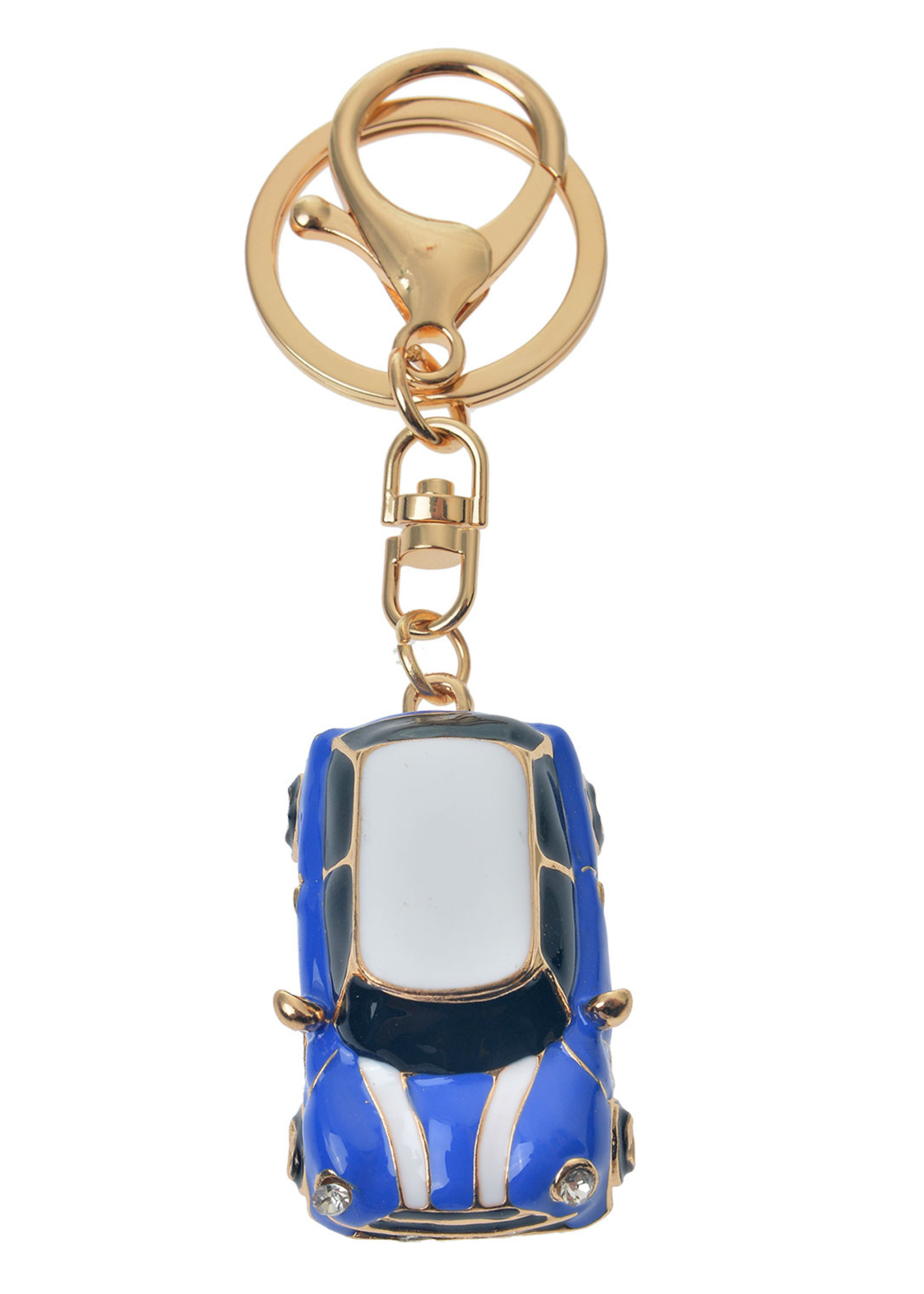 Clayre & Eef Sleutelhanger blauw JZKC0073BL