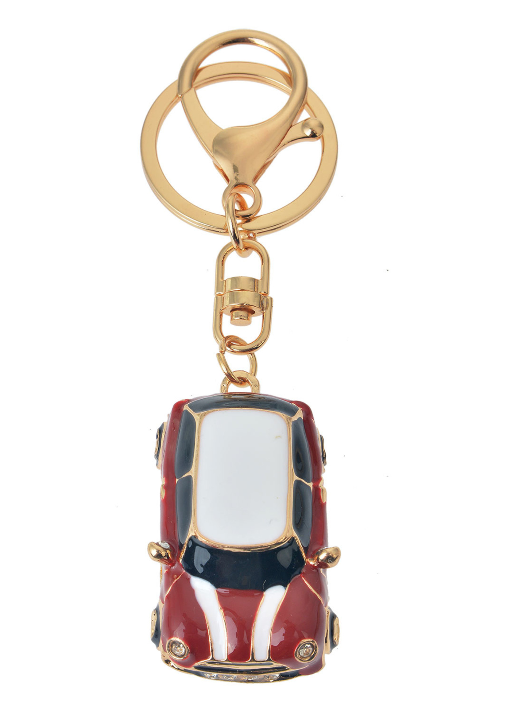 Clayre & Eef Sleutelhanger rood JZKC0073BU