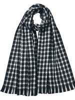 Clayre & Eef Écharpe 68*190 cm noir JZSC0609Z