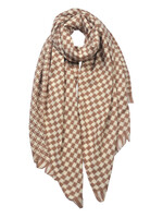 Clayre & Eef Écharpe 68*190 cm kaki JZSC0610KH