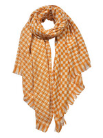 Clayre & Eef Écharpe 68*190 cm jaune JZSC0610Y