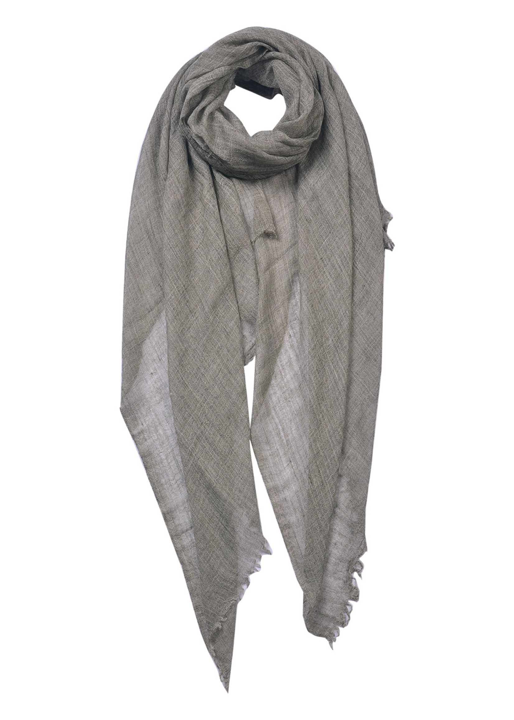 Clayre & Eef Écharpe 100*200 cm vert JZSC0613GR