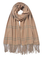 Clayre & Eef Écharpe 63*180 cm rose JZSC0614P