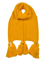 Clayre & Eef Écharpe 40*180 cm jaune JZSC0616Y