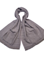 Clayre & Eef Écharpe 55*190 cm rose JZSC0617P