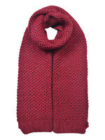 Clayre & Eef Écharpe 35*175 cm rouge JZSC0618BU