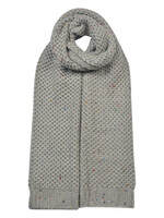 Clayre & Eef Écharpe 35*175 cm gris JZSC0618G