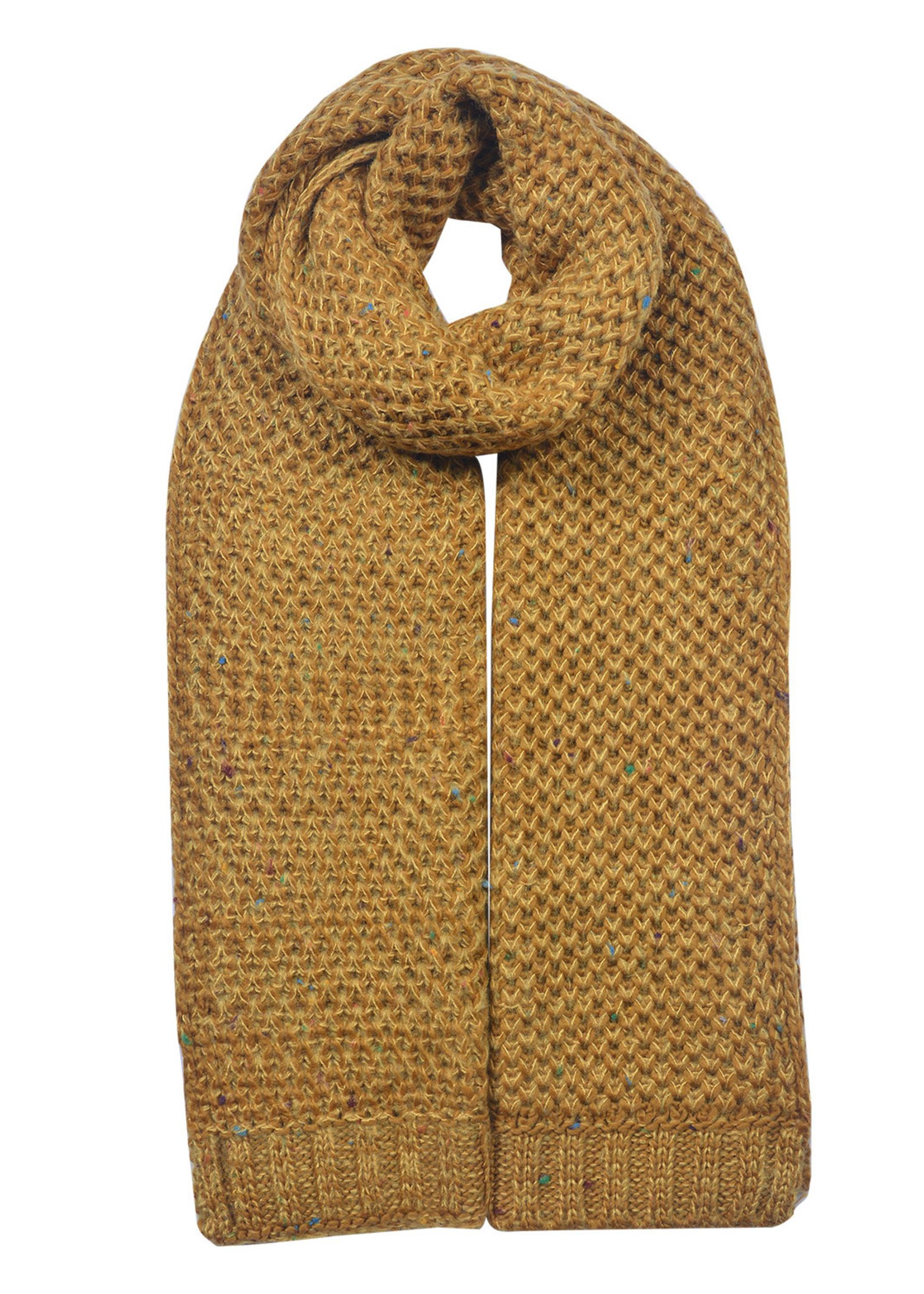 Clayre & Eef Sjaal 35*175 cm geel JZSC0618Y