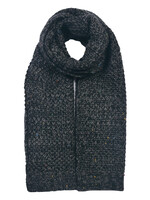 Clayre & Eef Écharpe 35*175 cm noir JZSC0618Z