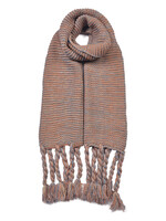 Clayre & Eef Écharpe 30*160 cm rose JZSC0619P