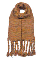 Clayre & Eef Sjaal 30*160 cm geel JZSC0619Y