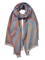 Clayre & Eef Écharpe 65*200 cm gris JZSC0621G