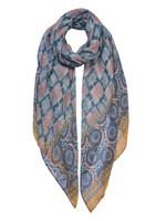 Clayre & Eef Écharpe 90*180 cm multi couleurs JZSC0622