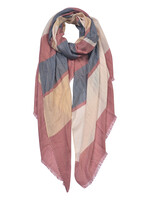 Clayre & Eef Écharpe 85*180 cm rouge JZSC0637