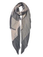 Clayre & Eef Écharpe 85*180 cm noir JZSC0638