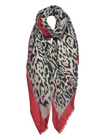 Clayre & Eef Sjaal 85*180 cm meerkleurig JZSC0641