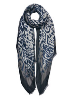 Clayre & Eef Écharpe 85*180 cm gris JZSC0642