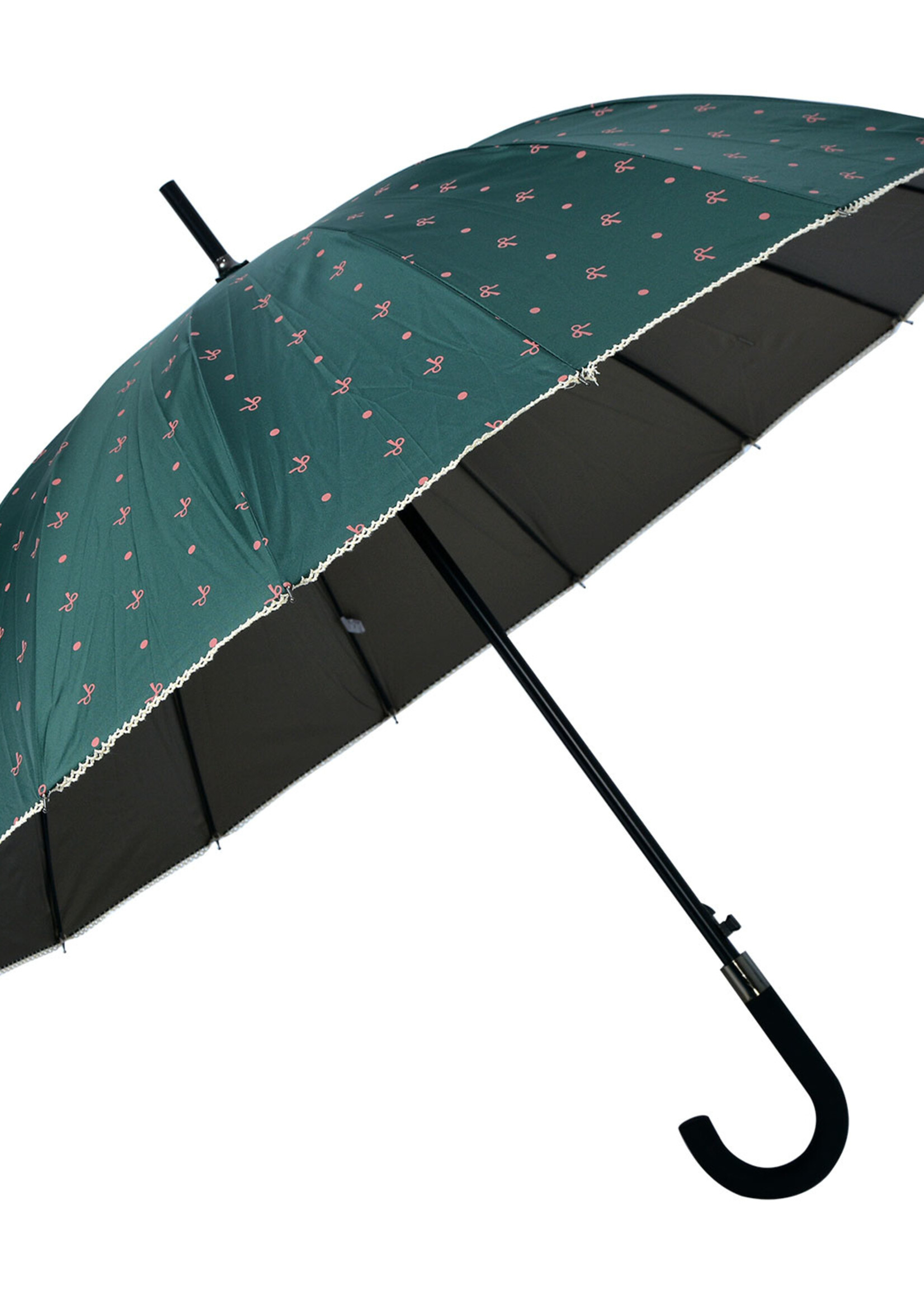 Clayre & Eef Parapluie Ø 98 cm vert JZUM0031GR