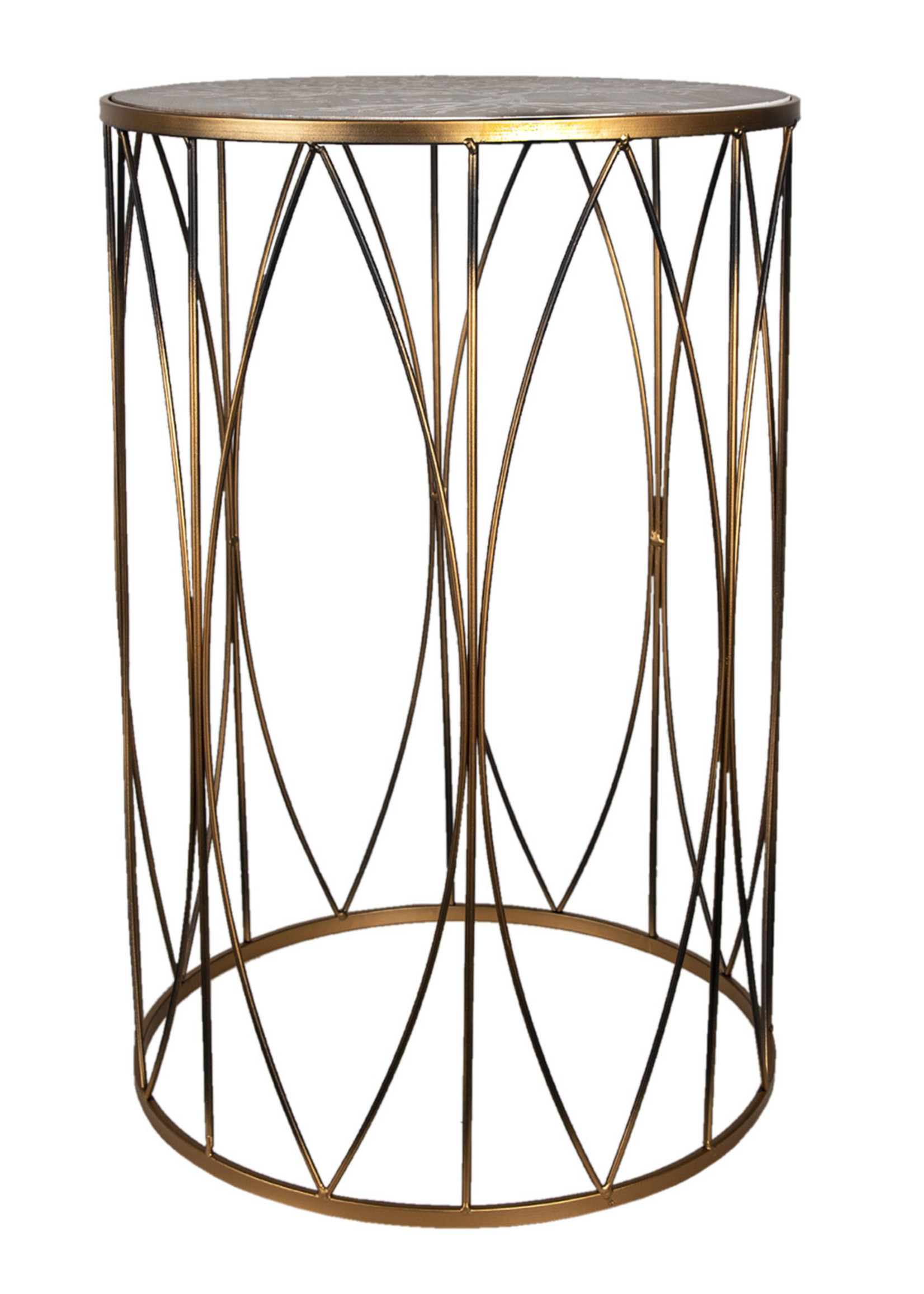 Clayre & Eef Table d’appoint Ø 40*60 cm 50546