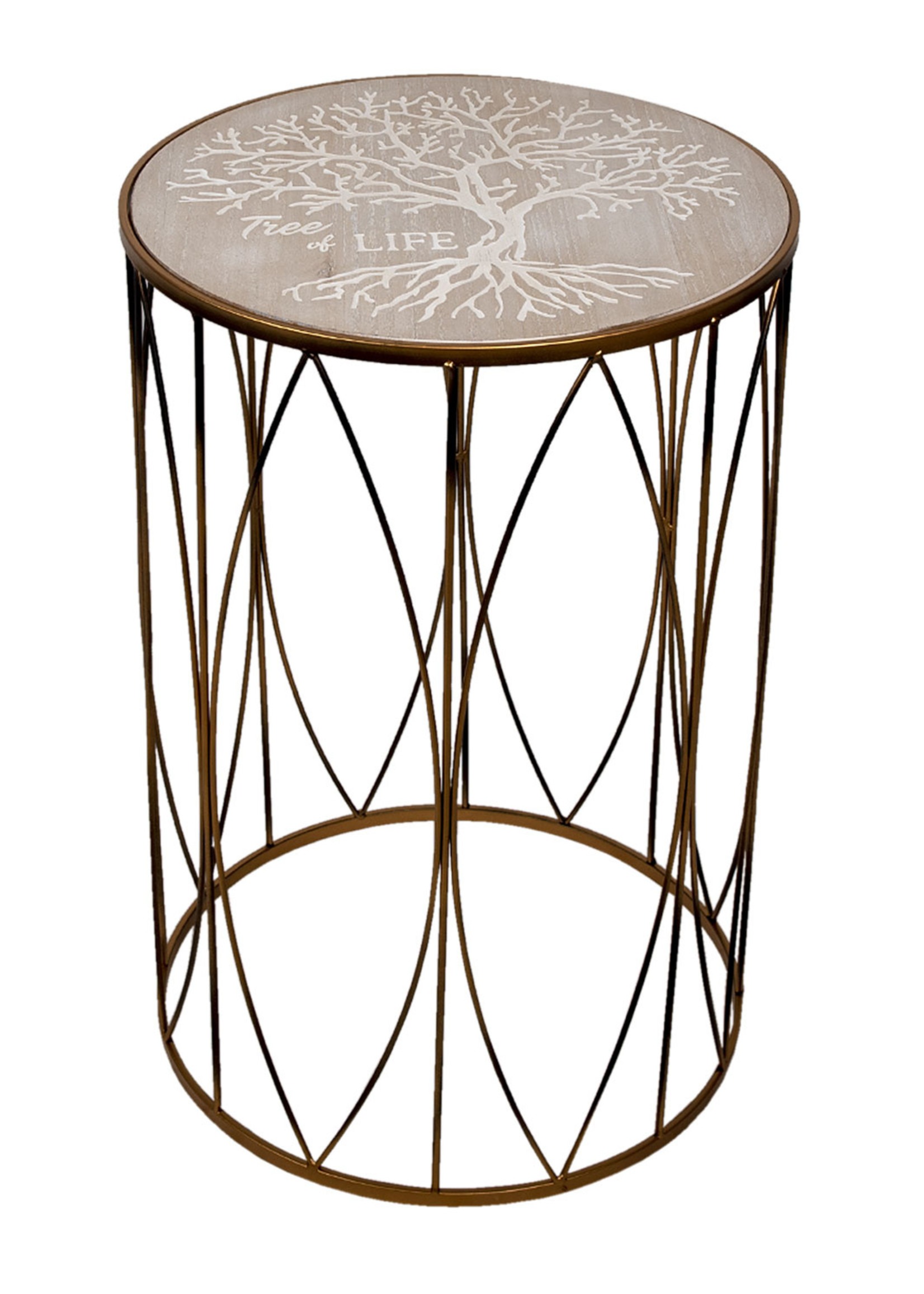 Clayre & Eef Table d’appoint Ø 40*60 cm 50546