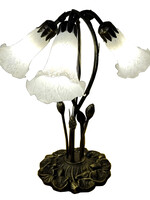 Clayre & Eef Lampe de table Tiffany 41*31*43 cm E14/max 3*25W 5LL-6104