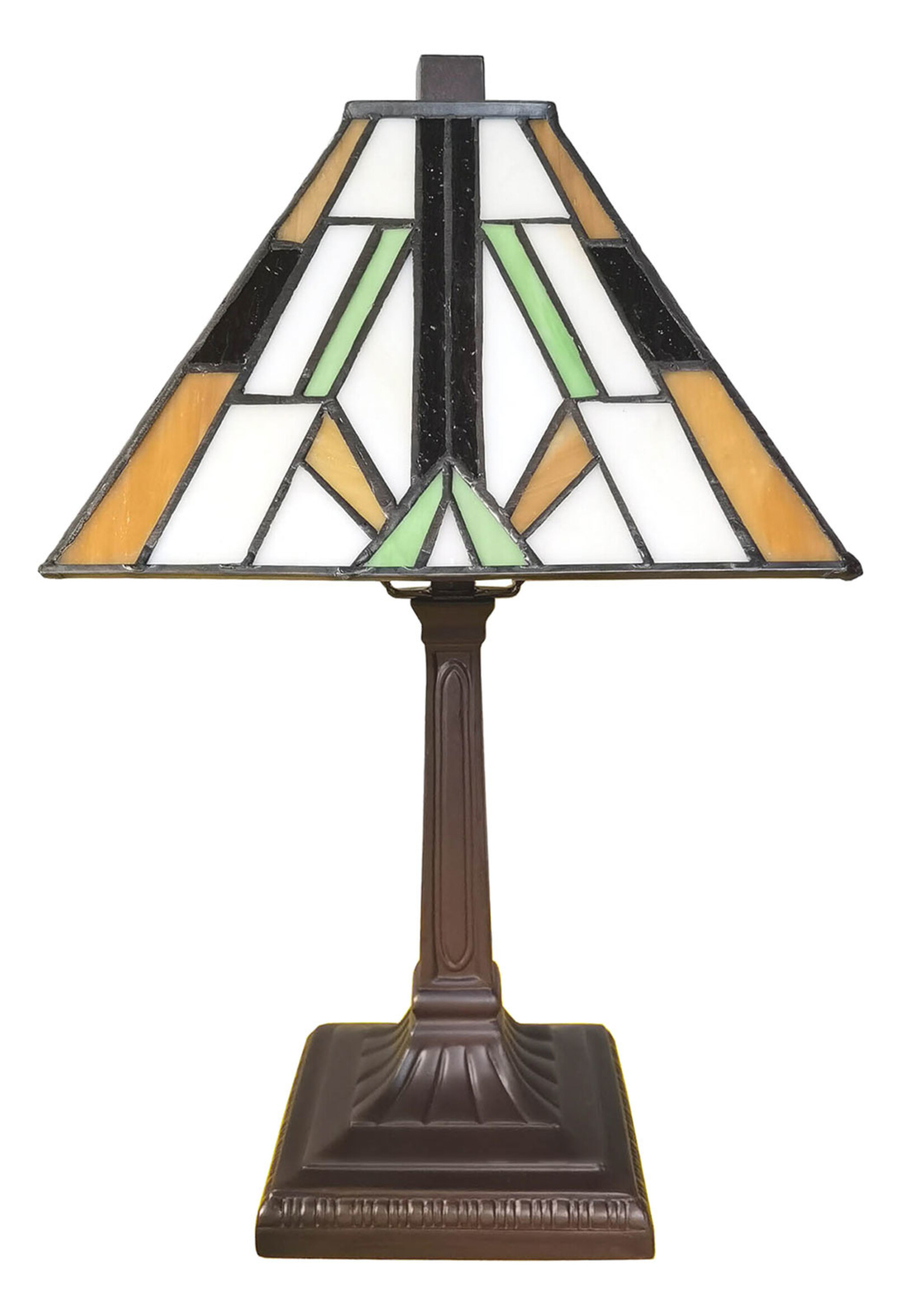 Clayre & Eef Lampe de table Tiffany 20*20*34 cm E14/max 1*25W 5LL-6109