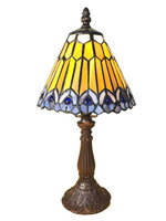Clayre & Eef Lampe de table Tiffany Ø 20*34 cm E14/max 1*25W 5LL-6110