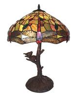 Clayre & Eef Tafellamp Tiffany Ø 41*57 cm E27/max 2*60W 5LL-6111