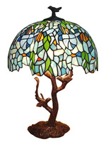 Clayre & Eef Tafellamp Tiffany Ø 42*49 cm E27/max 2*60W 5LL-6115