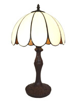 Clayre & Eef Tafellamp Tiffany Ø 31*43 cm E27/max 1*40W 5LL-6147