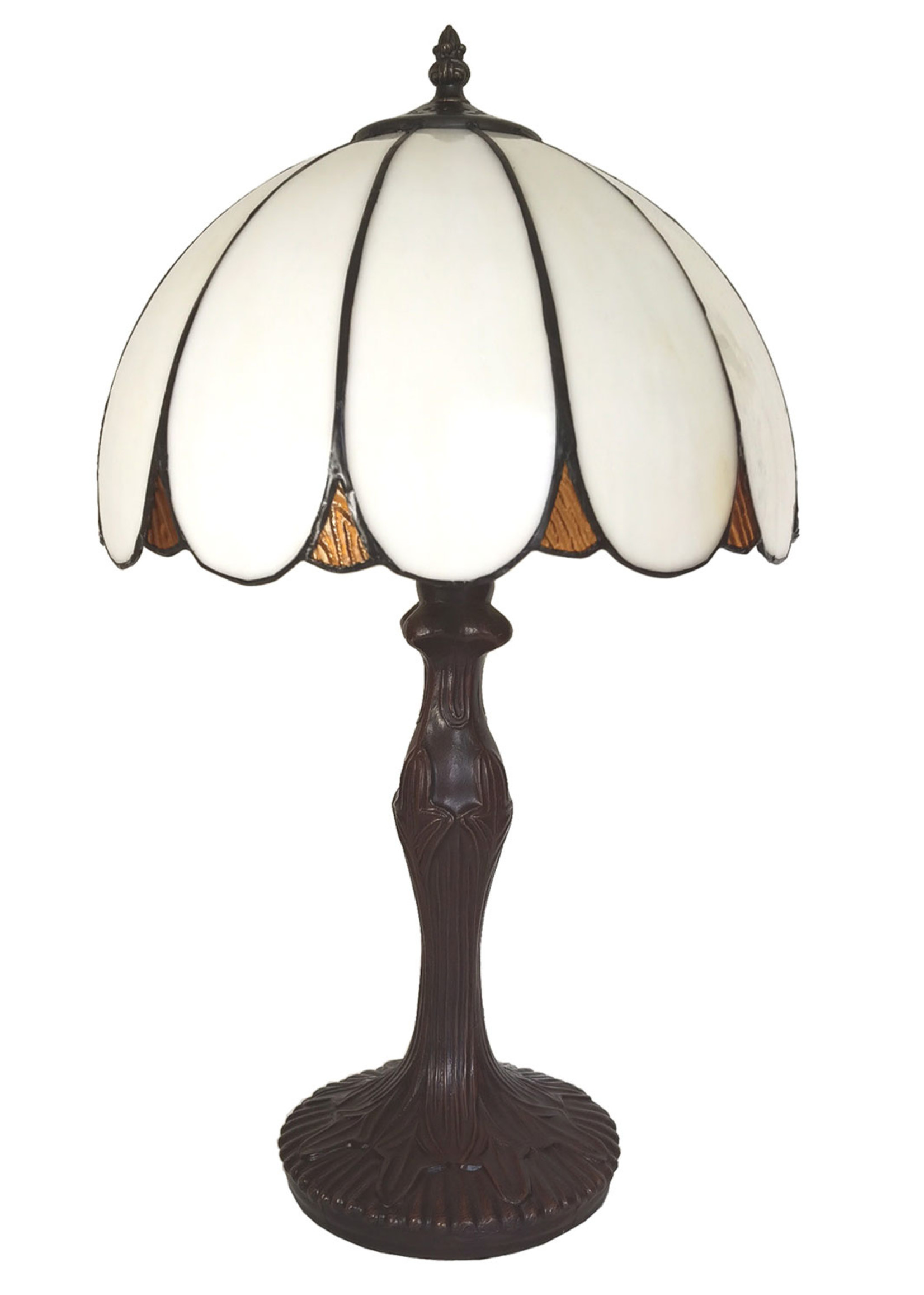 Clayre & Eef Lampe de table Tiffany Ø 31*43 cm E27/max 1*40W 5LL-6147