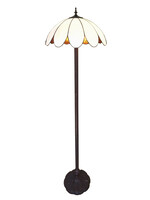Clayre & Eef Lampadaire Tiffany Ø 46*166 cm E27/max 2*60W 5LL-6148
