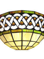 Clayre & Eef Wandlamp Tiffany 31*15*21 cm E27/max 1*60W 5LL-6150