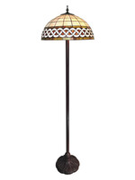 Clayre & Eef Lampadaire Tiffany Ø 46*166 cm E27/max 2*60W 5LL-6151
