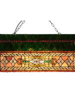 Clayre & Eef Lampe suspendue billard Tiffany 81*41*31 cm E27/max 3*60W 5LL-6154