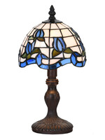 Clayre & Eef Lampe de table Tiffany Ø 18*32 cm E14/max 1*25W 5LL-6158