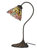 Clayre & Eef Tafellamp Tiffany Ø 20*51 cm E14/max 1*40W 5LL-6162