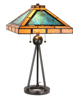 Clayre & Eef Lampe de table Tiffany 61*61*73 cm E27/max 2*60W 5LL-6164